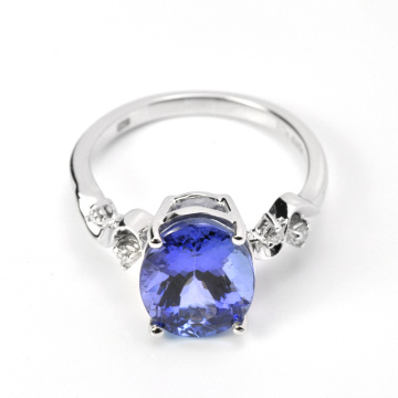 Tanzanite Value Sterling Silver S925 Ring Jewelry